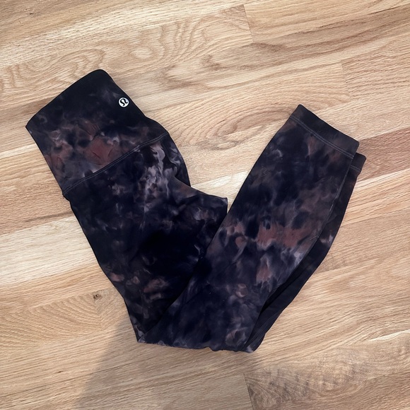 Lululemon 23” Align Legging Size 4 Diamond Dye Graphite Grey Pink Pastel - Picture 4 of 5